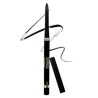 INSIGHT Cosmetics Intense Kohl Kajal - With Sharpener, 4X Black, Waterproof, Long-Lasting, 0.35 g