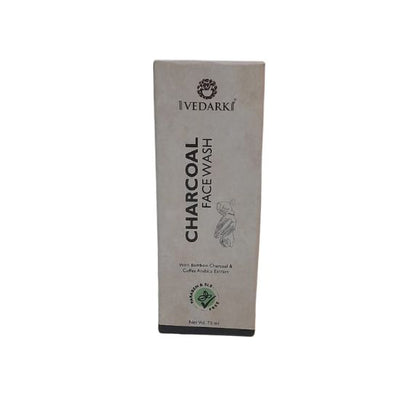 Vedark Charcoal Facewash- with Bamboo Charcoal & Coffea Arabica Extract 70ml