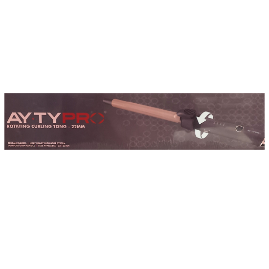 AY.TY Pro Rotating Curling Tong With 22 MM With Barrel