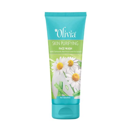 Olivia Skin Purifying Face Wash with Chamomile Aloe Vera and Green Tea Extracts