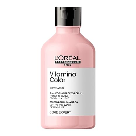 L'Oréal Professional Vitamino Color Shampoo For Coloured Hair, 300ML|Professional Color Protect Shampoo |Coloured Protection Shampoo with UV Protection