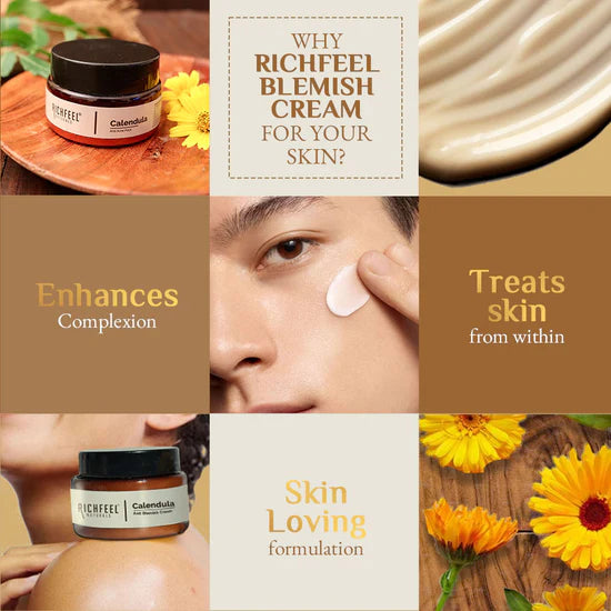 Richfeel Calendula Anti Blemish Cream 500gm