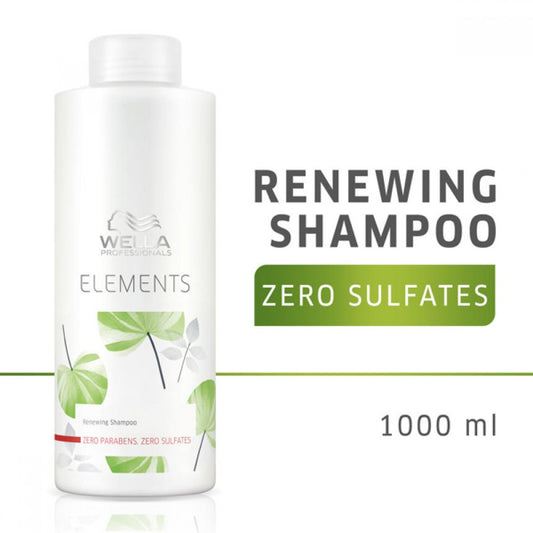 Wella Professionals ELEMENTS Renewing Shampoo 92% Natural  (1000 ml)