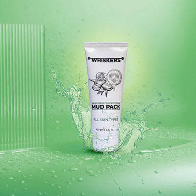 Whiskers Aloe Vera Green Tea & Cucumber Mud Pack