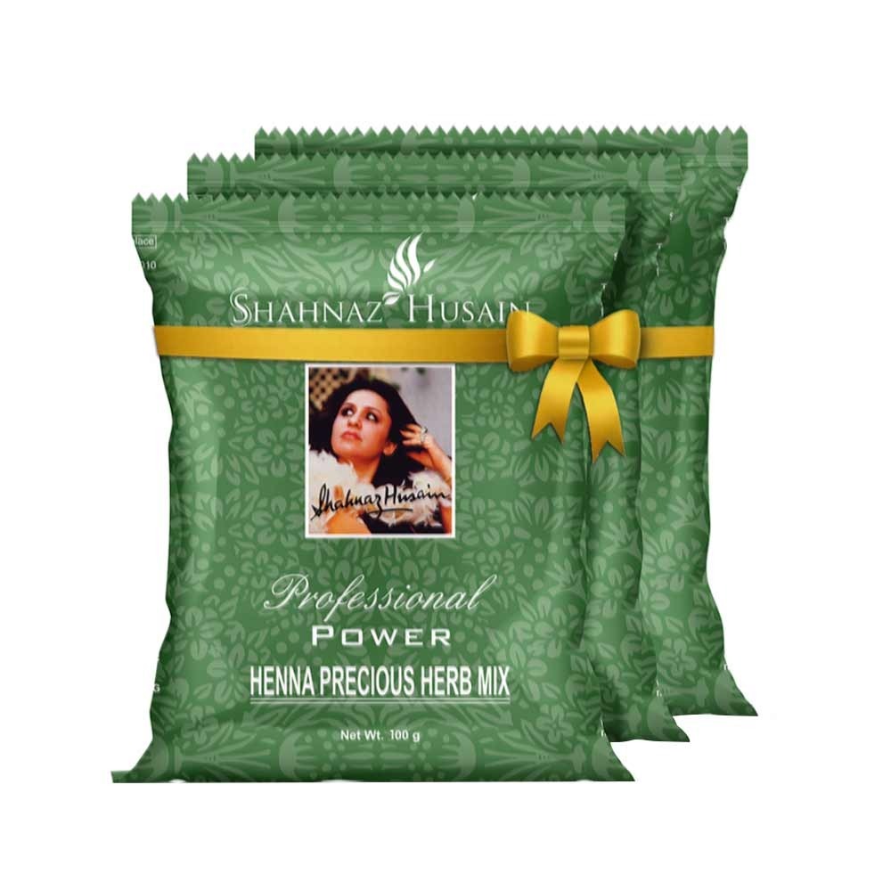 Shahnaz Husain Ayurvedic Hair Treatment Combo Pack (Henna Precious Herb Mix, Ayurvedic Hair Treatment)