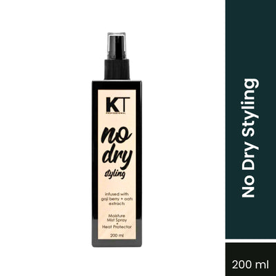 KT Professional No More Dry Styling Moisture Mist Hair Spray For Men & Women - 200ml | Hydrating & Frizz Control