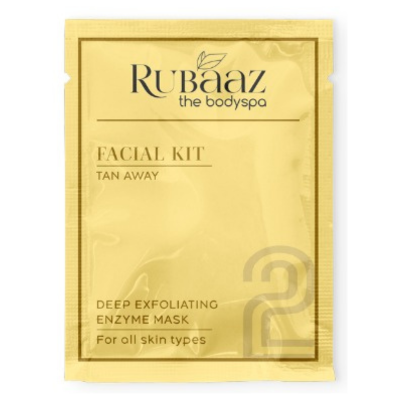 Rubaaz Facial Kit (Tan Away) – Monodose