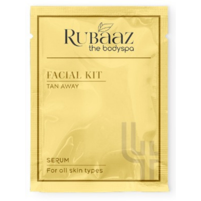 Rubaaz Facial Kit (Tan Away) – Monodose