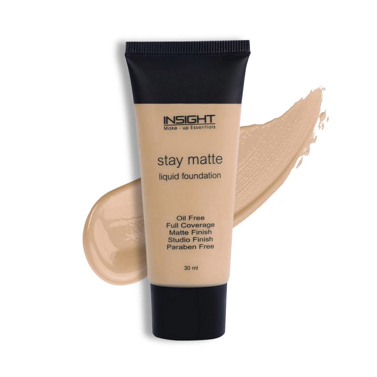 Insight Stay Matte Liquid Foundation (Golden Amber, Rose Beige, Caramel, Nude Beige, Classic Ivory, Soft Tan)