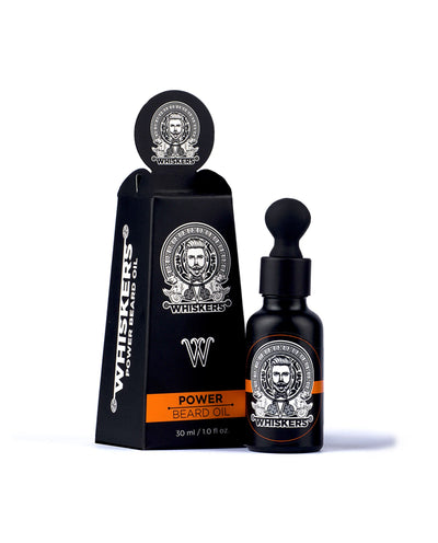 Whiskers Beard Growth Oil + Beard Wash Combo