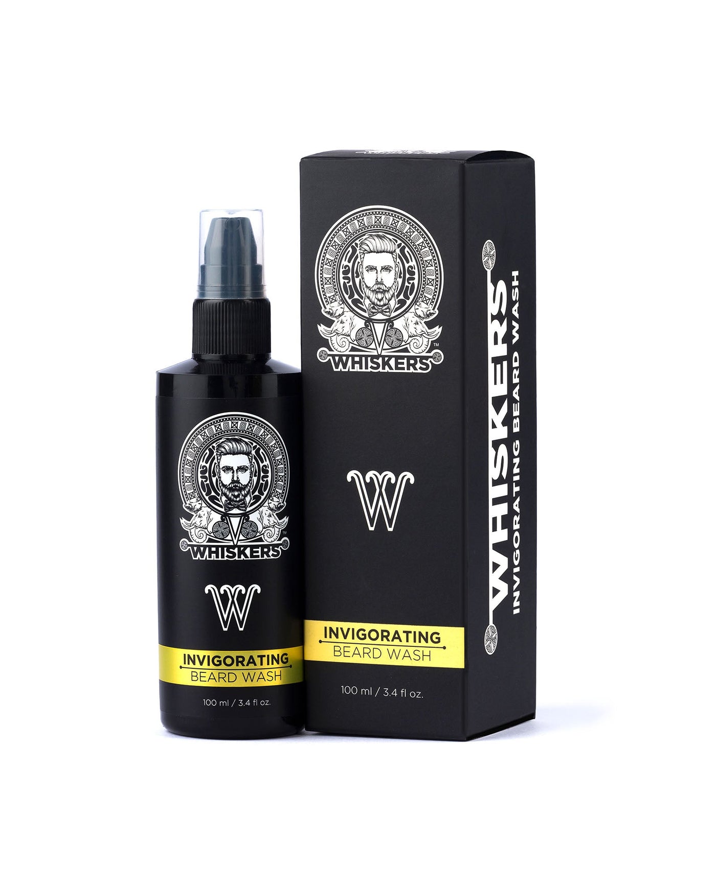 Whiskers Beard Growth Oil + Beard Wash Combo