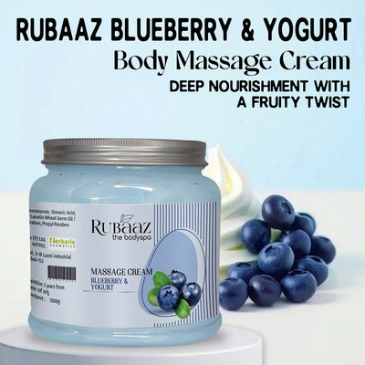 Rubaaz Blueberry Yogurt Body Cream 1Kg