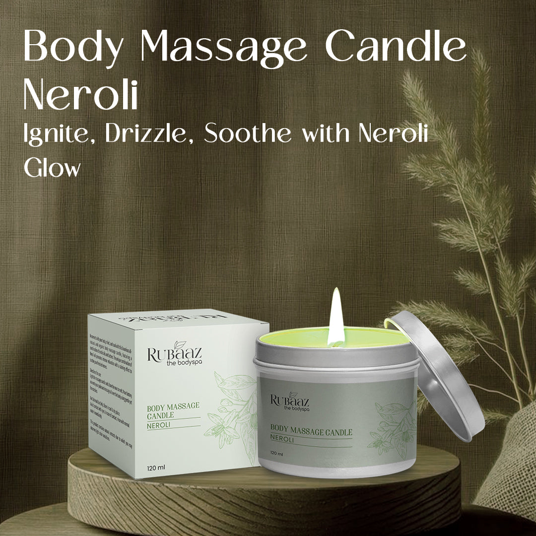 Rubaaz Body Massage Candle – Neroli 120ml