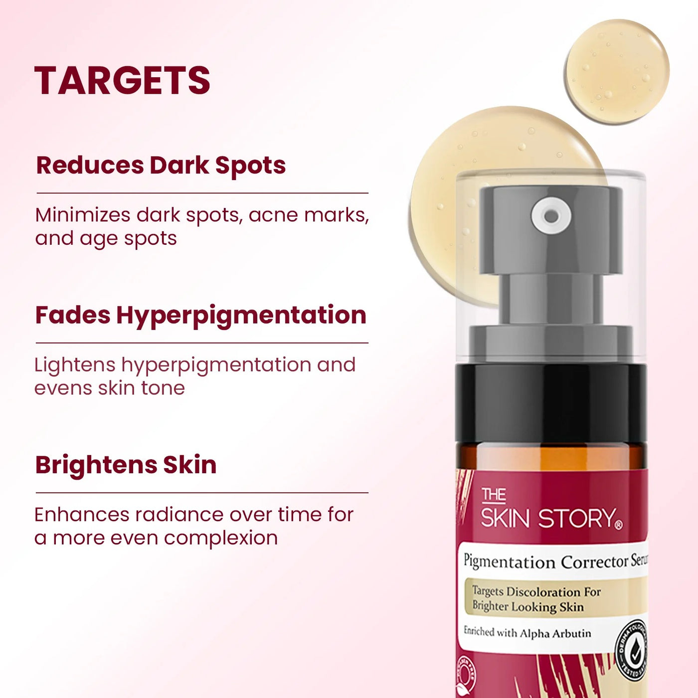 The Skin Story Pigmentation Corrector Serum – Anti-Pigmentation Solution for Even and Brighter Skin