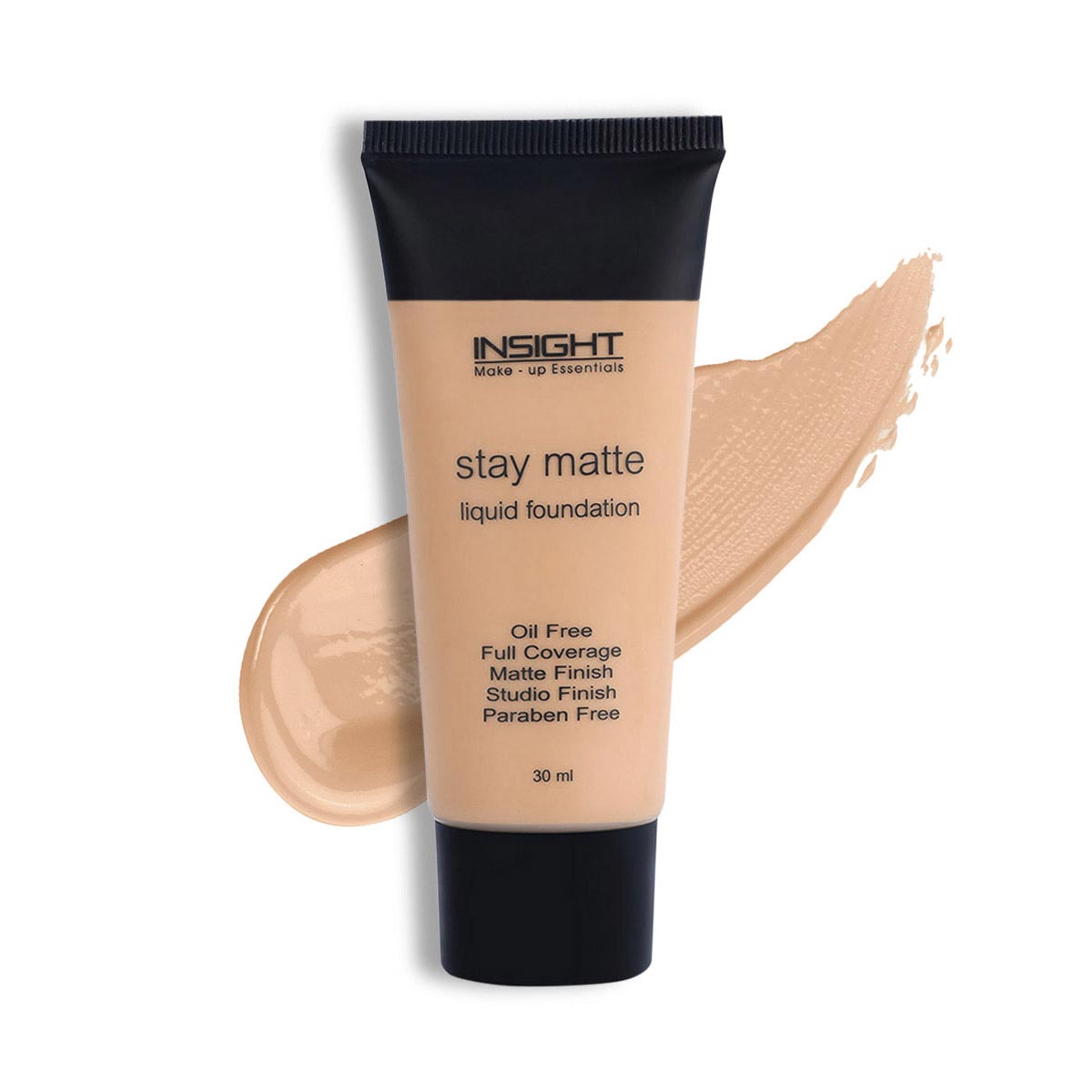 Insight Stay Matte Liquid Foundation (Golden Amber, Rose Beige, Caramel, Nude Beige, Classic Ivory, Soft Tan)