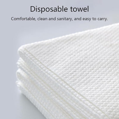 Simplisa Disposable Face and Body Towel – Pack of 10 | Ultra Gentle Non-Woven Towels (27"x54")