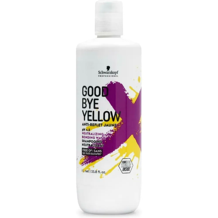 Schwarzkopf Professional Goodbye Yellow Neutralizing Shampoo pH 4.5 (1000ml)