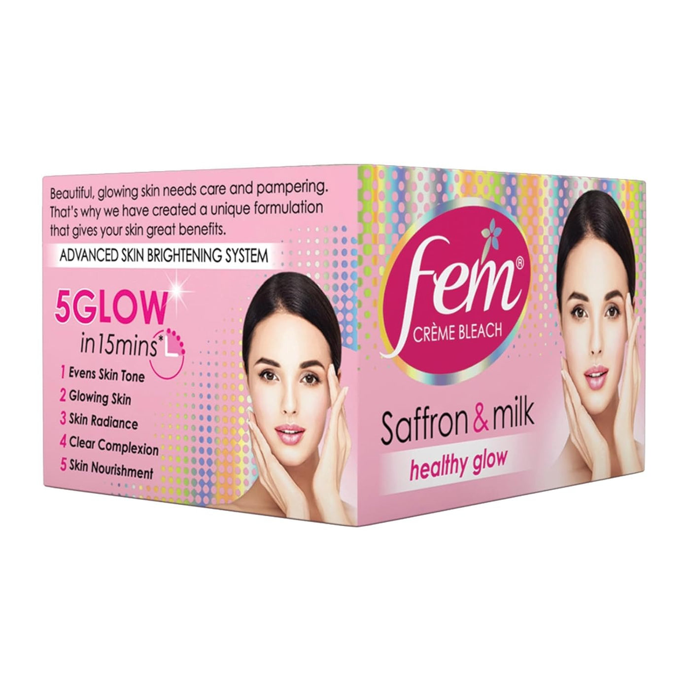 Fem Fairness (Saffron & Milk) Crème Bleach - 24g