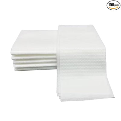 Simplisa Disposable Face and Body Towel – Pack of 100 | Ultra Gentle Non-Woven Towels (12"x12")