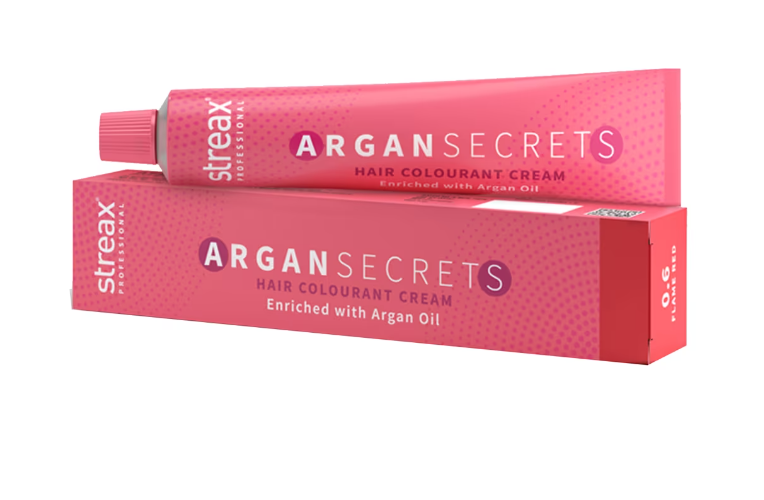 Streax Professional Argan Secrets Hair Colourant Cream - Flame Red 0.6