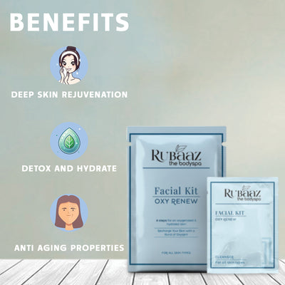 Rubaaz Facial Kit (Oxy Renew) – Monodose