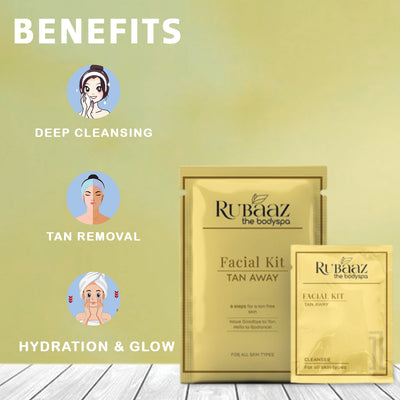 Rubaaz Facial Kit (Tan Away) – Monodose