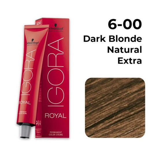 Schwarzkopf Professional Igora Royal Permanent Color Creme (6-00 Dark Blonde Natural Extra)