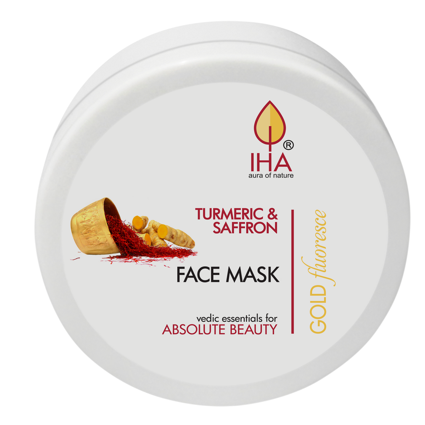 IHA Gold Turmeric & Saffron Face Mask, 500g