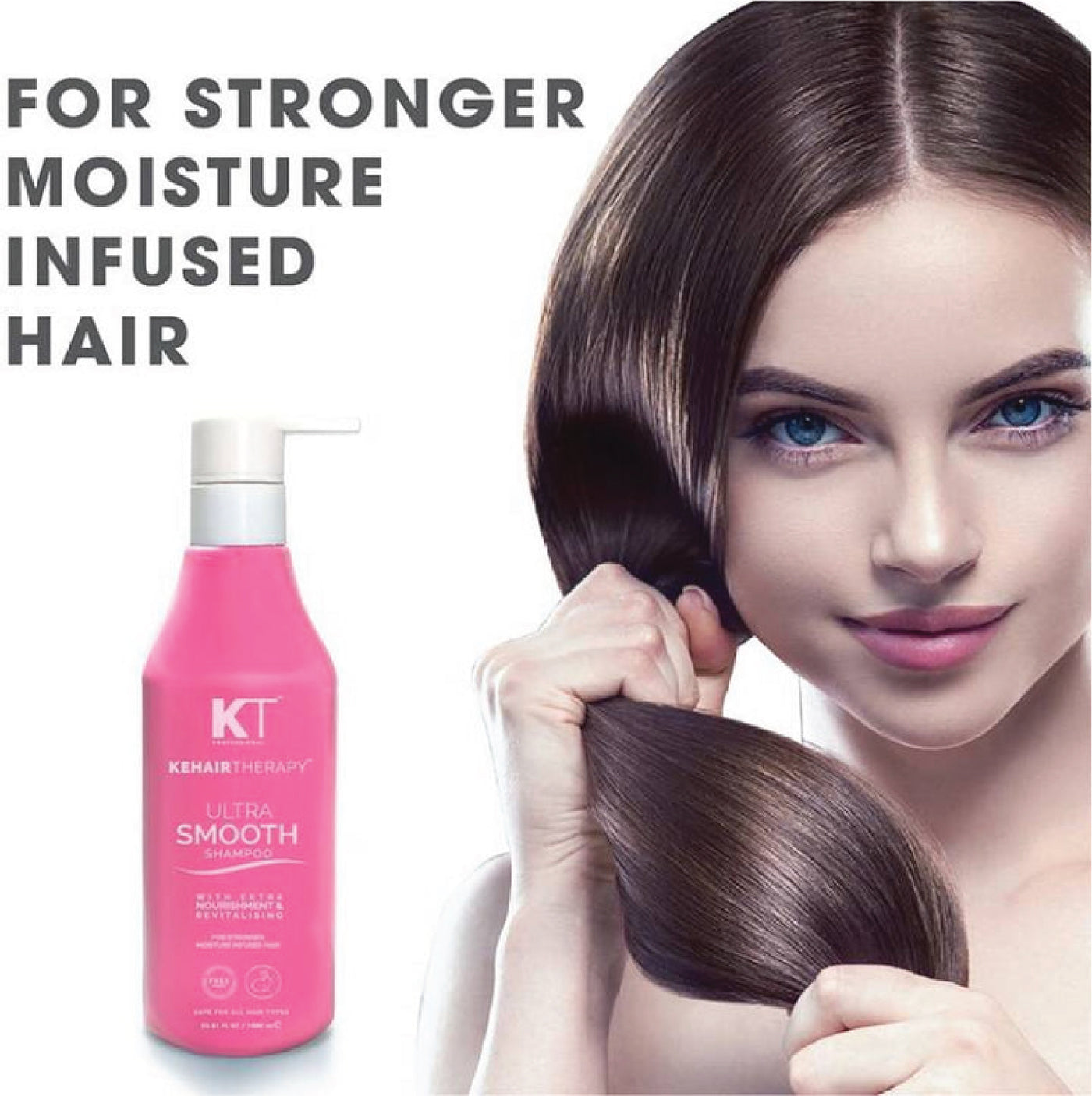 Kt Professional Kehairtherapy Sulfate-Free Ultra Smooth Shampoo 1000 ML