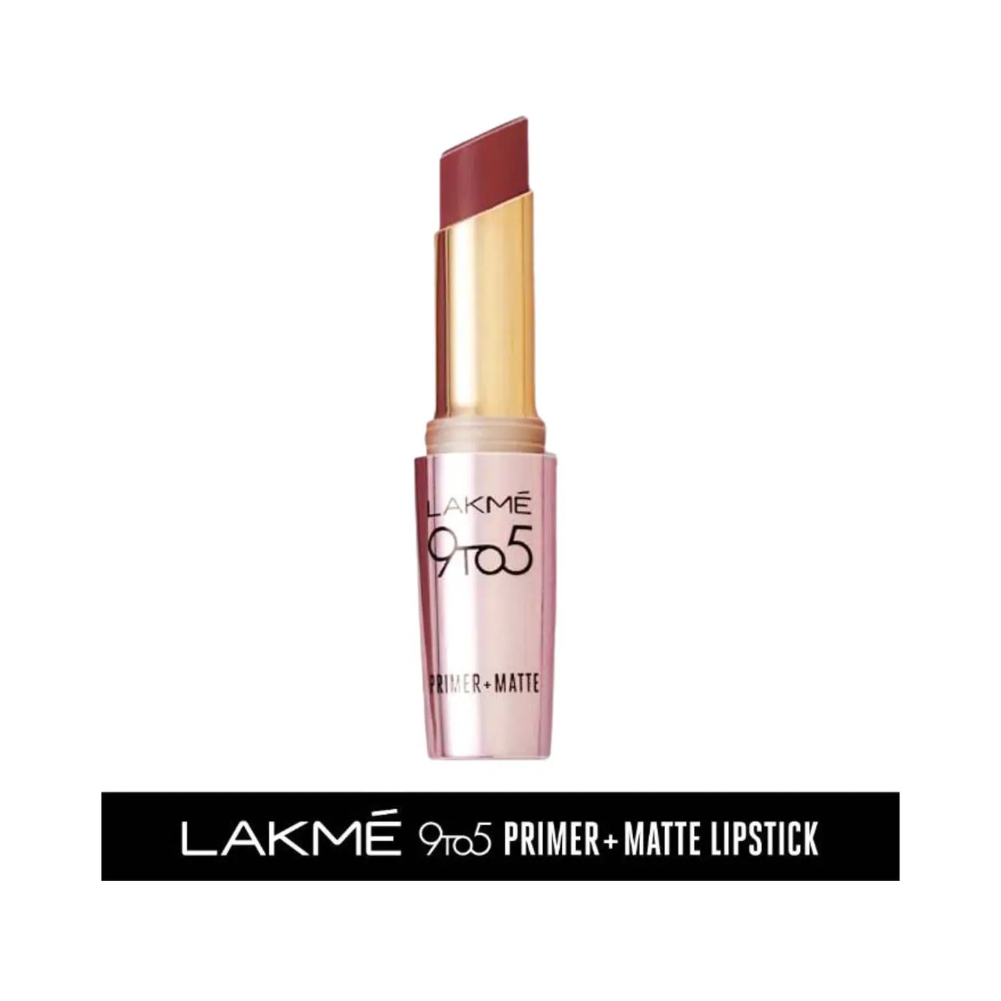 Lakme 9 To 5 Primer + Matte Lip Color - Dusty Pink (3.6g)