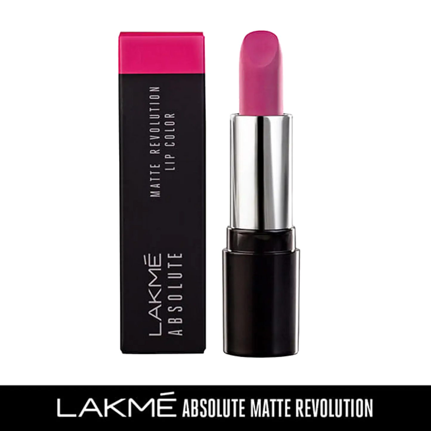 Lakme Absolute Matte Revolution Lip Color - 201 Insane Pink (3.5g)