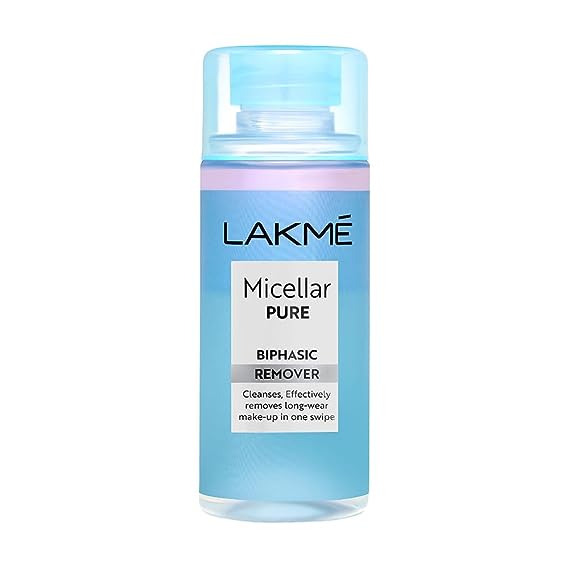 Lakme micellar pure biphasic remover 100 ml