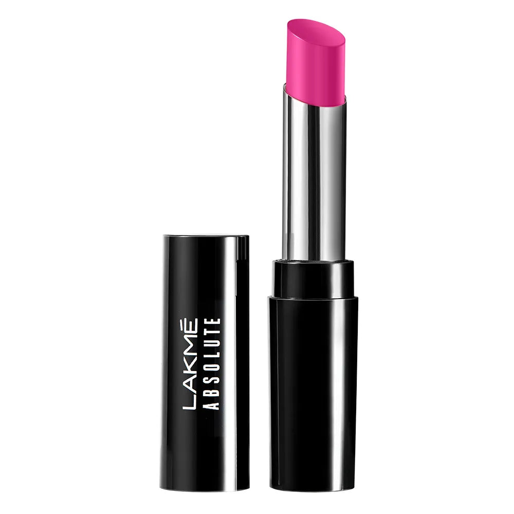 Lakme Absolute Skin Dew Satin Lipstick - 206 Pink Flush