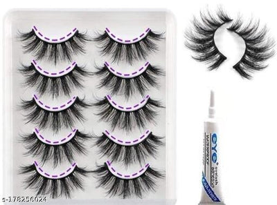 MARY JOK 3D FAUX MINK Multi-Dimensional Lashes 5 Pair Pack #1