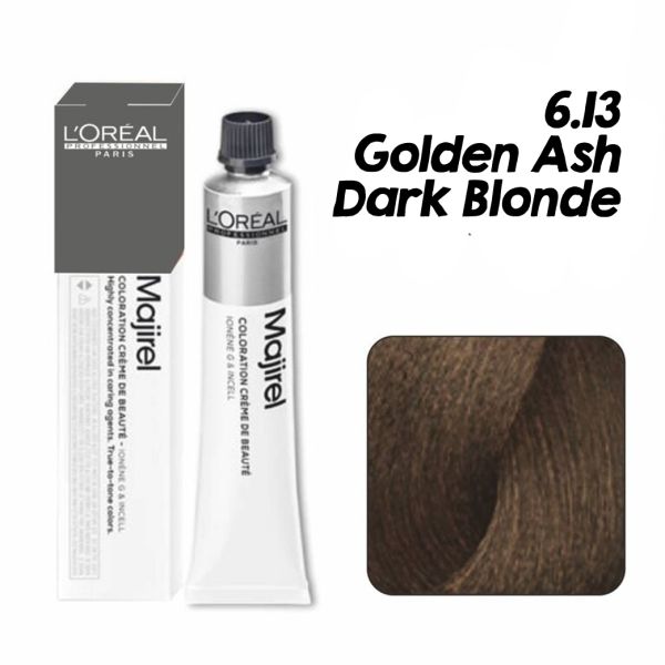 L'oreal Professionnel Paris Majirel - 6.13 (Golden Ash Dark Blonde)