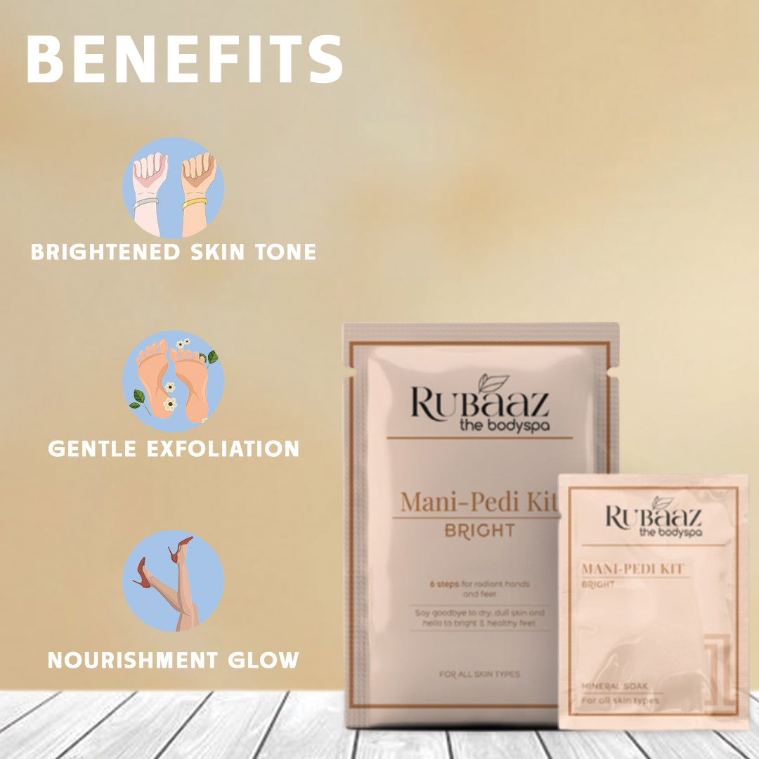 Rubaaz Mani-Pedi Kit (Bright) – Monodose