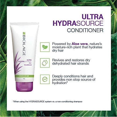 Matrix Biolage Hydrasource Plus Professional Conditioner, Moisturizes & Hydrates Dry Hair (98gm)