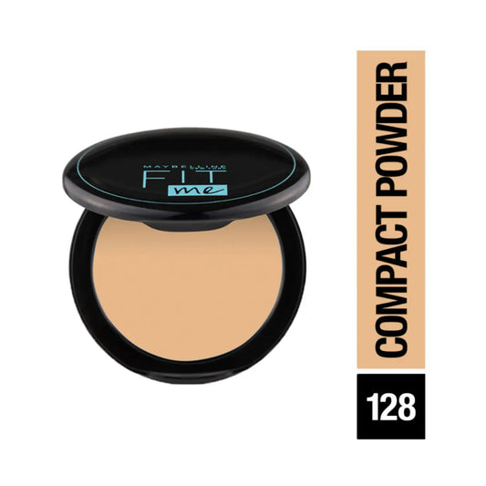 Maybelline New York Fit Me 12Hr Oil Control Compact SPF 28 - 128 Warm Nude (8g)