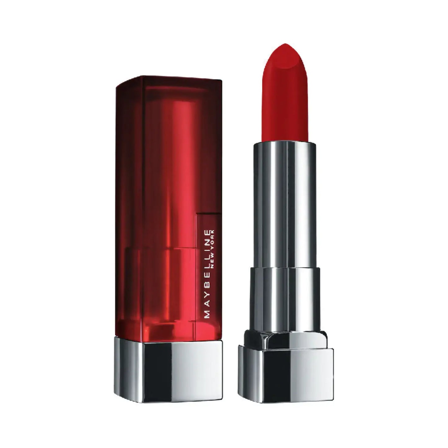 Maybelline New York Color Sensational Creamy Matte Lipstick - 690 Siren In Scarlet (3.9g)