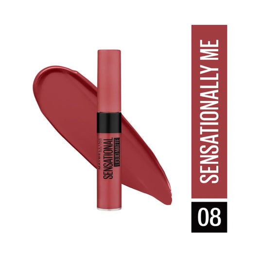 Maybelline New York Sensational Liquid Matte Lipstick - 08 Sensationally Me (7ml)