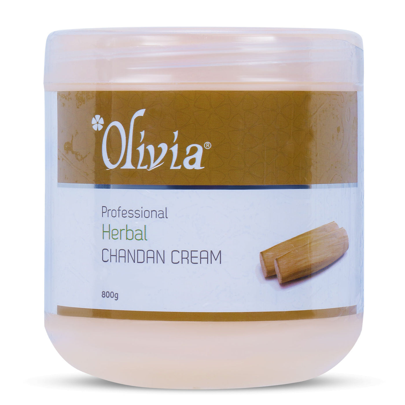 Olivia Herbal Chandan Facial Massage Cream – 800 g | Exhilarating & Soothing Sandalwood Effect