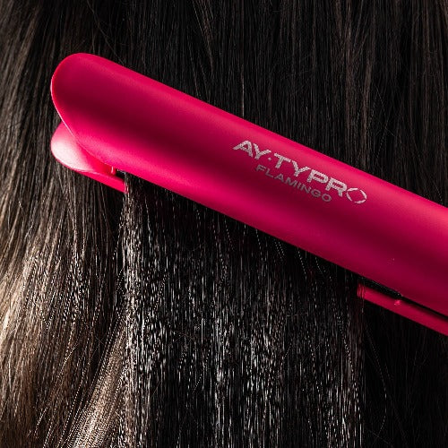 AY.TY PRO HAIR STRAIGHTENER FLAMINGO CERAMIC PLATE