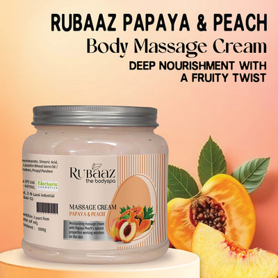 Rubaaz Papaya And Peach Body Cream 1Kg