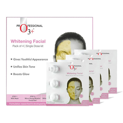 O3+ Whitening Facial Single Dose Kit Pack Of 4