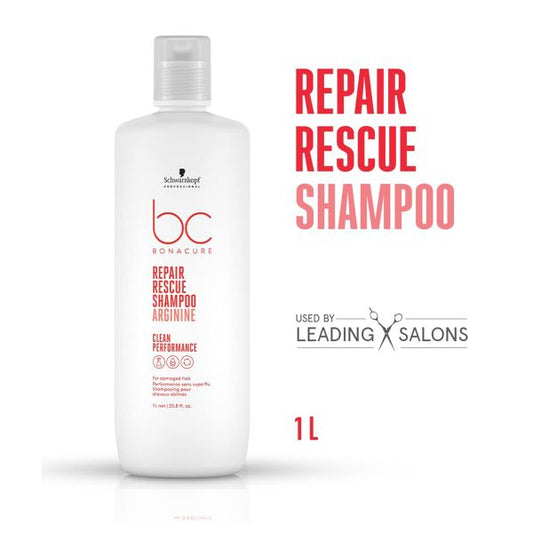 Schwarzkopf Professional Bonacure Repair Rescue Shampoo with Arginine,1000ml