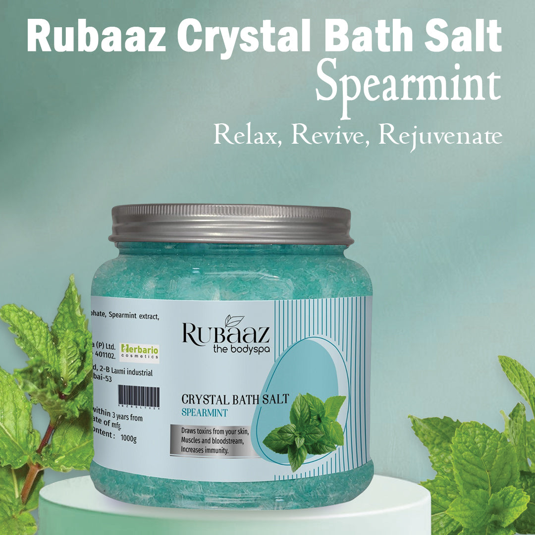 Rubaaz Crystal Bath Salt Spearmint 1kg