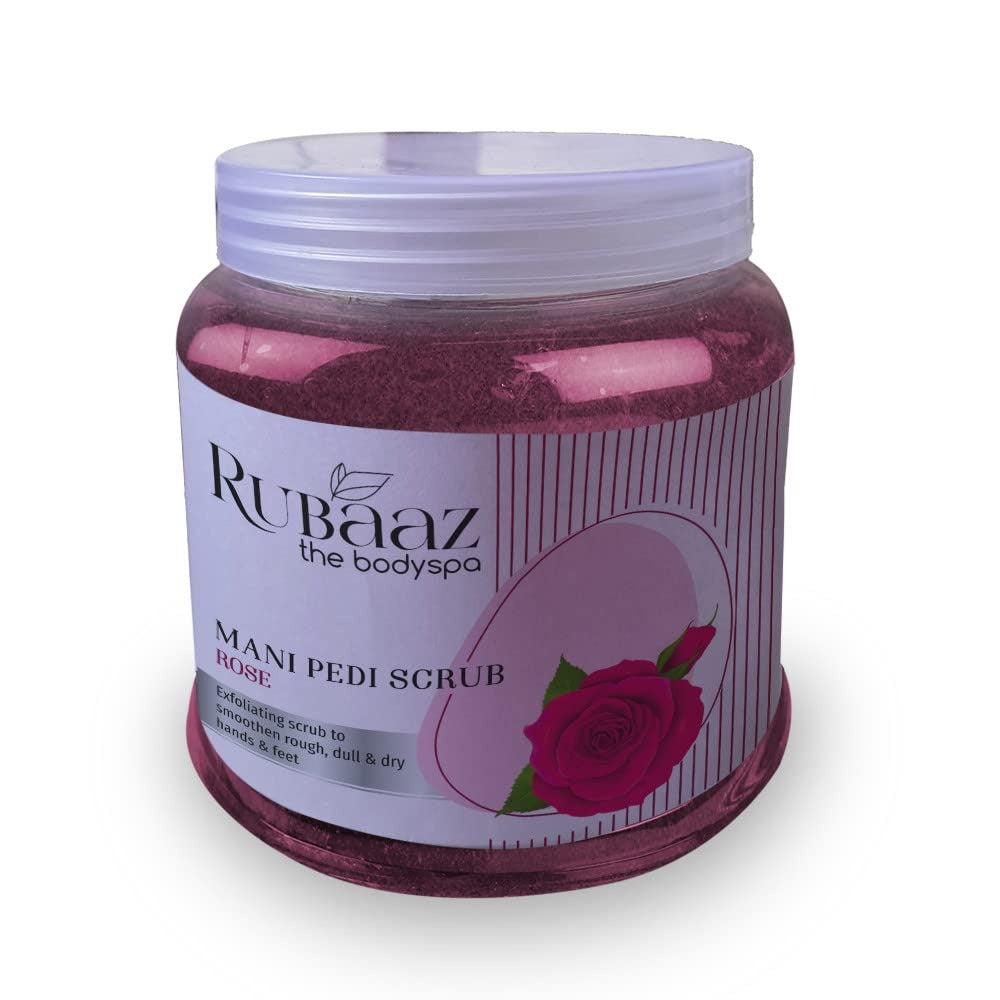 Rubaaz Mani Pedi Rose Scrub – 1kg