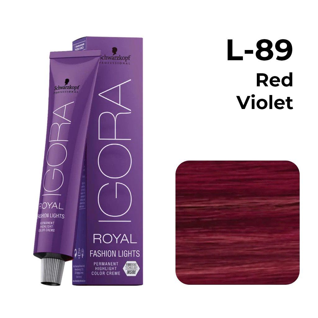 Schwarzkopf Professional Igora Royal Permanent Color Creme (L-89 Red Violet)