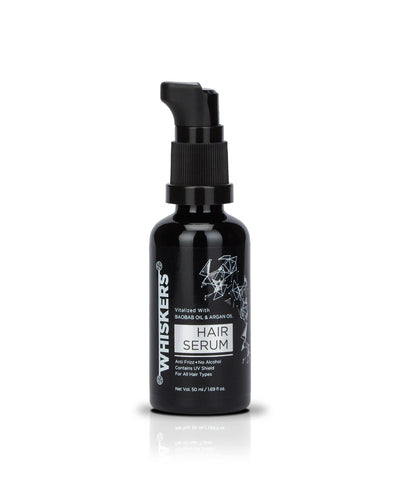 Whiskers Hair Serum Vitalised With Baobab Oil,argan Oil & Vitamin E