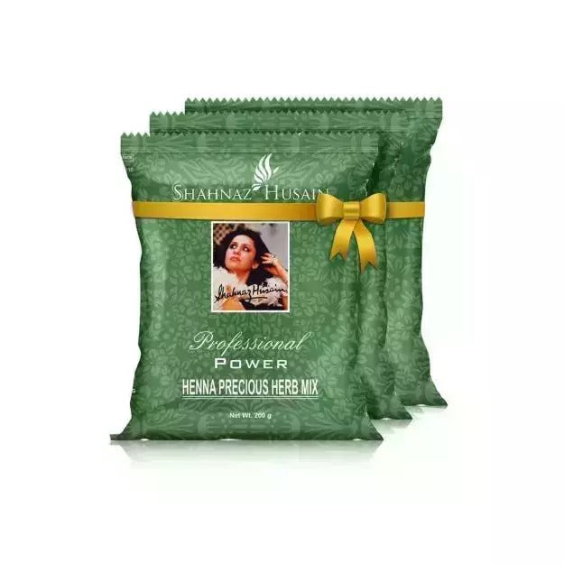 Shahnaz Husain Henna Herb Mix Combo (200gm x 3) | Natural Hair Color & Care